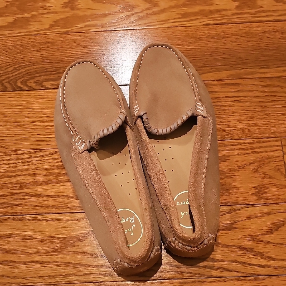 Tan Suede Moccasins